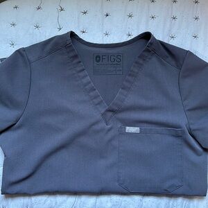 Figs Scrub Set in Charcoal XXS/XSP